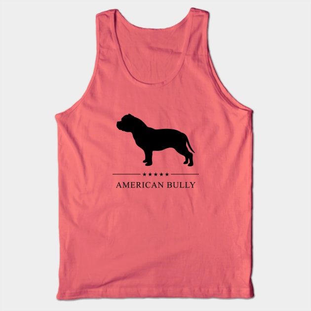 American Bully Black Silhouette Tank Top by millersye